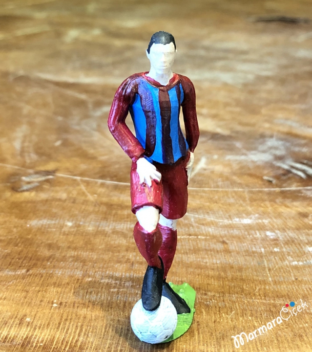 3D Baskı Futbolcu Figürü