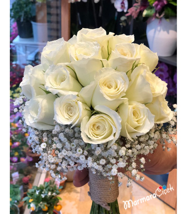 White Rose Bridal Flower