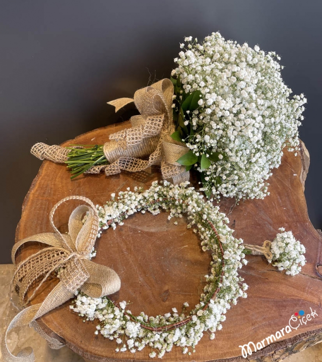 Cipso Bridal Bouquet Crown