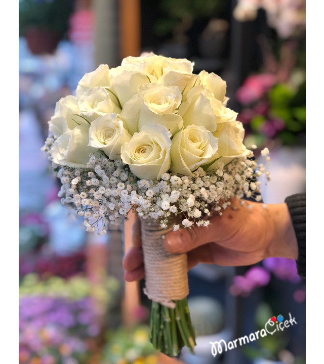White Rose Bridal Flower