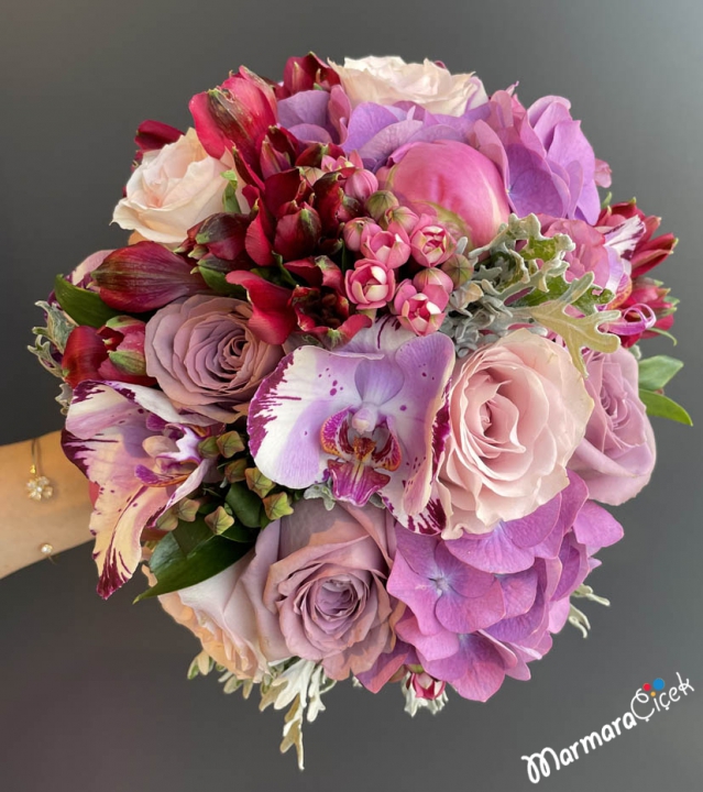 Lilac Pink Bridal Flower