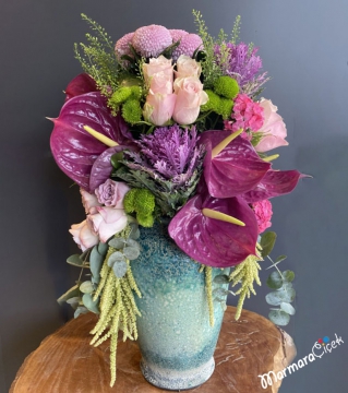 Engagement Flower with Vase
