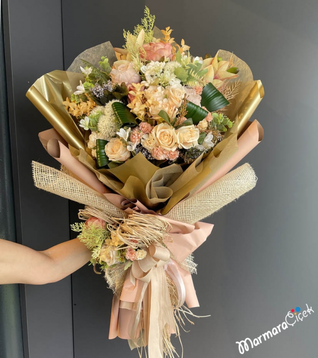Artificial Soft Flower Bouquet