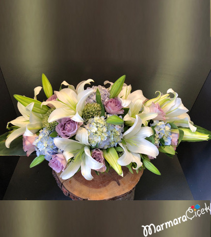 Live Lilies Table Flower