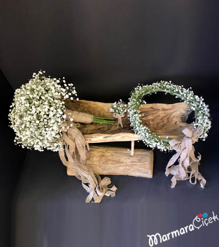 Cipso Bridal Bouquet Crown