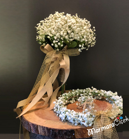 Cipso Bridal Bouquet Crown