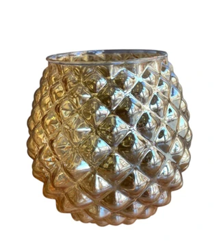 Ananas Desen Cam Vazo