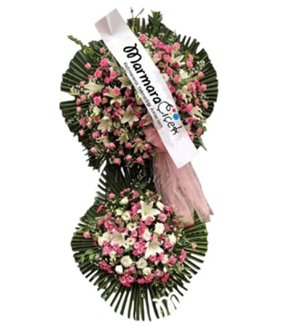Çiftli Nikah Çiçeği Ferforje