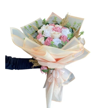 Yapay 15 li Soft Renkli Buket