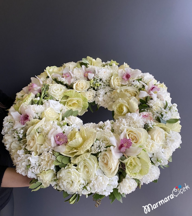 Wreath on Coffin