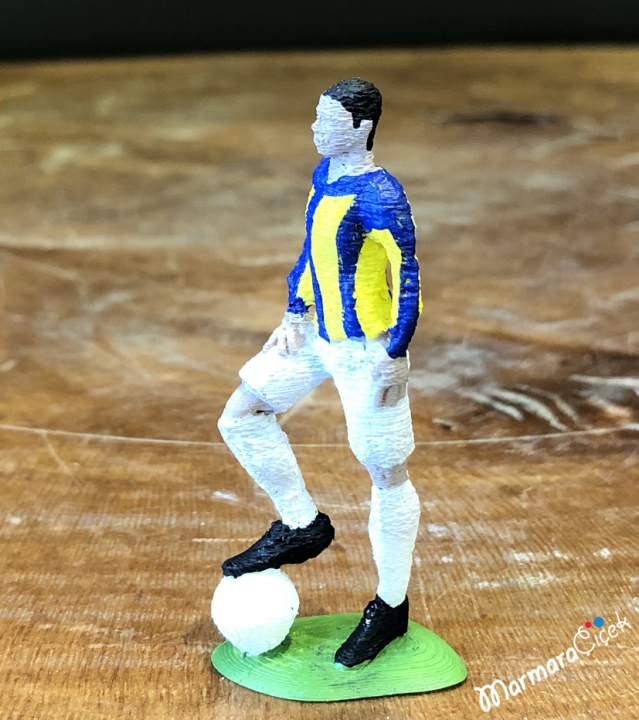 3D Baskı Futbolcu Figürü