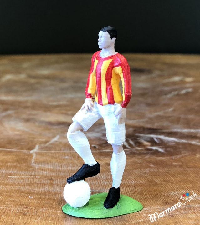 3D Baskı Futbolcu Figürü