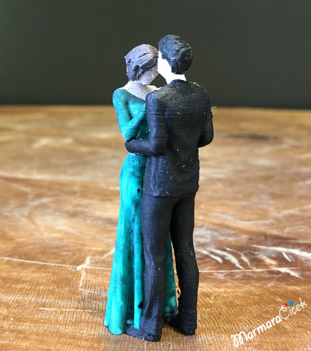3D Baskı Romantik Sevgililer