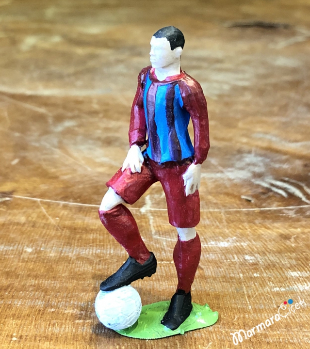 3D Baskı Trabzonspor Futbolcu Figürü
