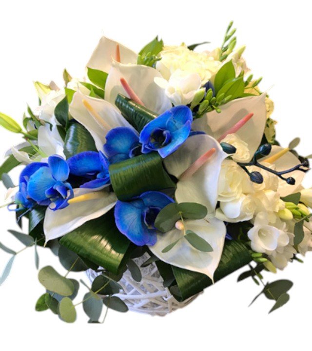 Sepette Orkideli Aranjman