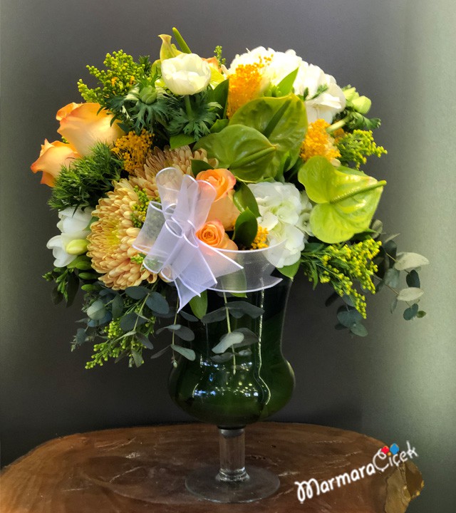 Green Orange Arrangement