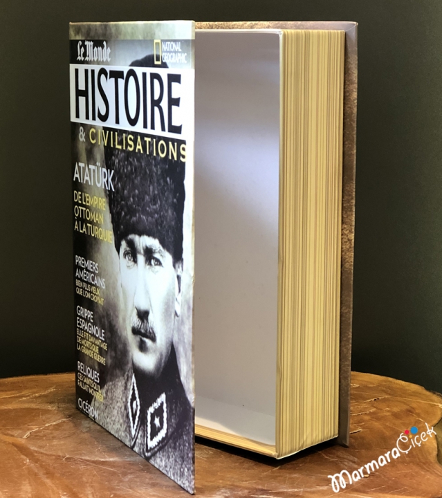 Atatürk Resimli Kitap Kutu