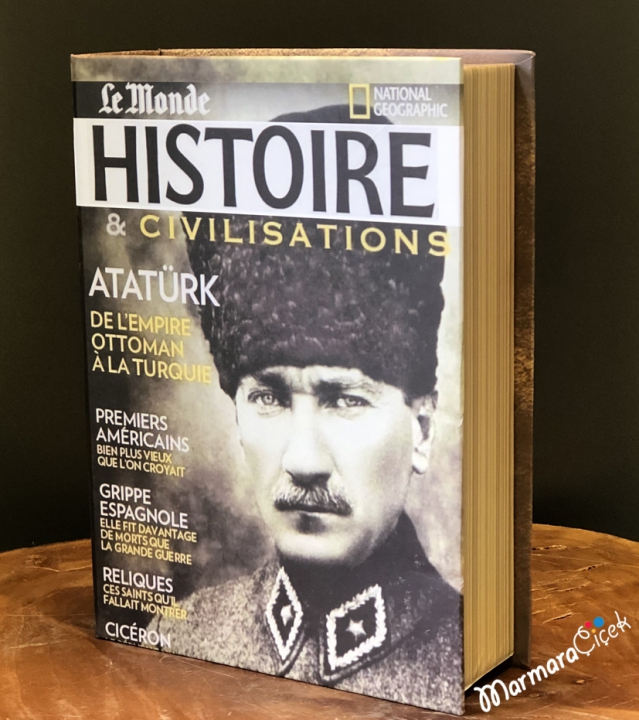 Atatürk Resimli Kitap Kutu