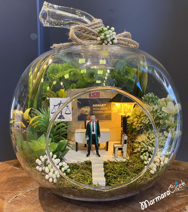 Lawyer Concept Terrarium