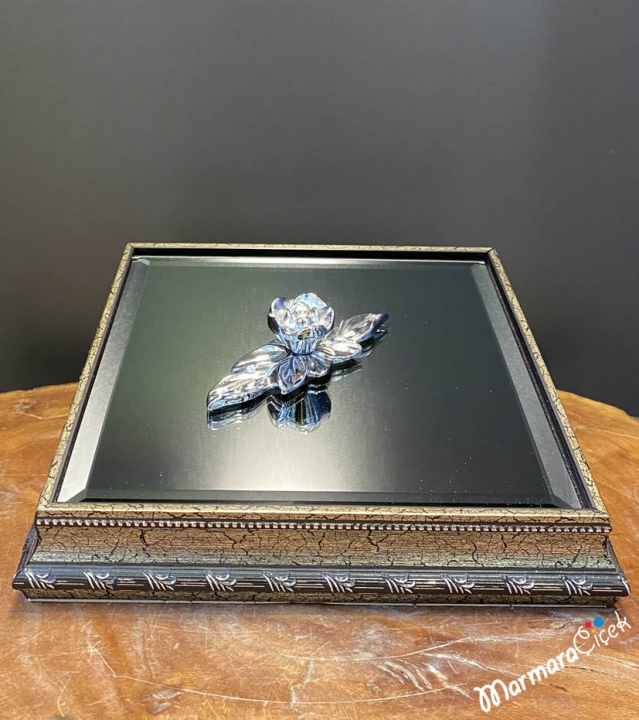 Ayna Kapaklı Nişan Çikolata Tepsisi