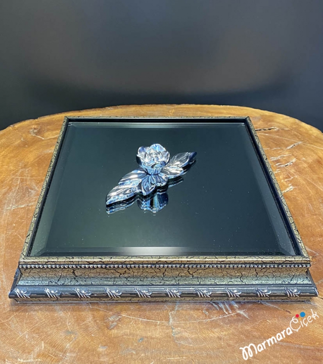 Ayna Kapaklı Nişan Çikolata Tepsisi