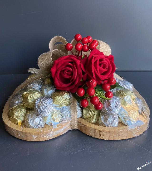 Bamboo Rose Chocolate Tray