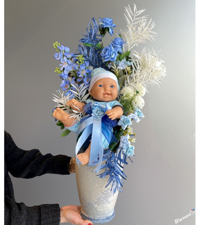 Congratulations Flower, Baby Boy Flower, Baby, Baby Flower