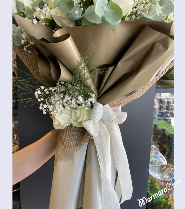 White Rose Bouquet