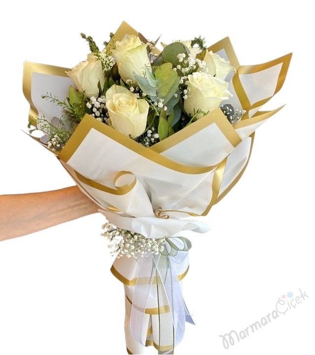 Beyaz Gül Buketi
