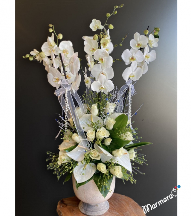 White Orchid Arrangement