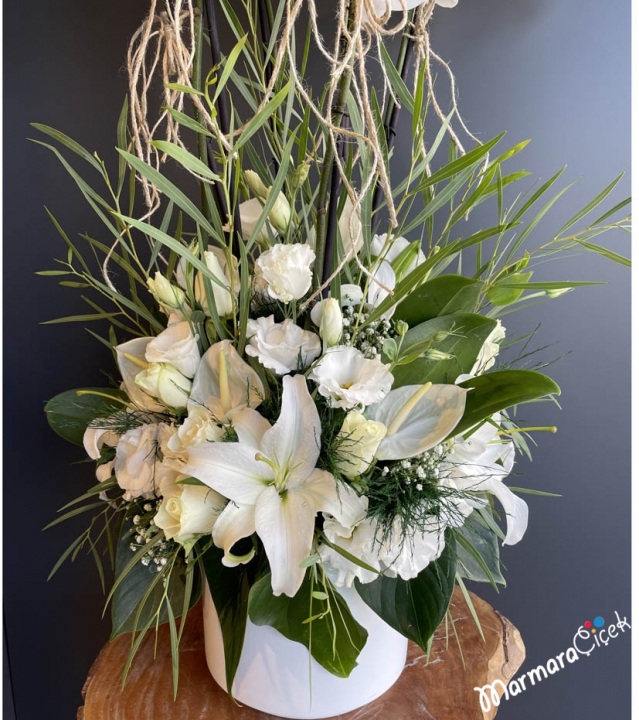 White Orchid Wedding Flower