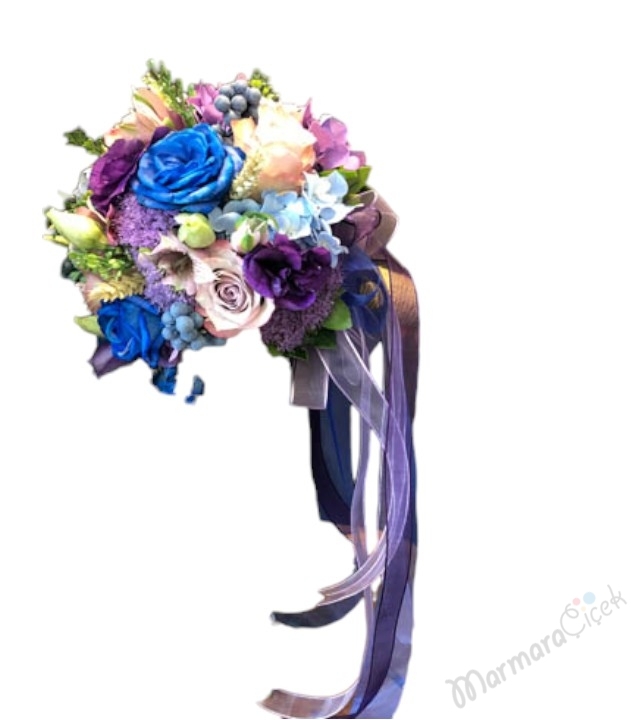 Canlı Güllerle El Çiçeği