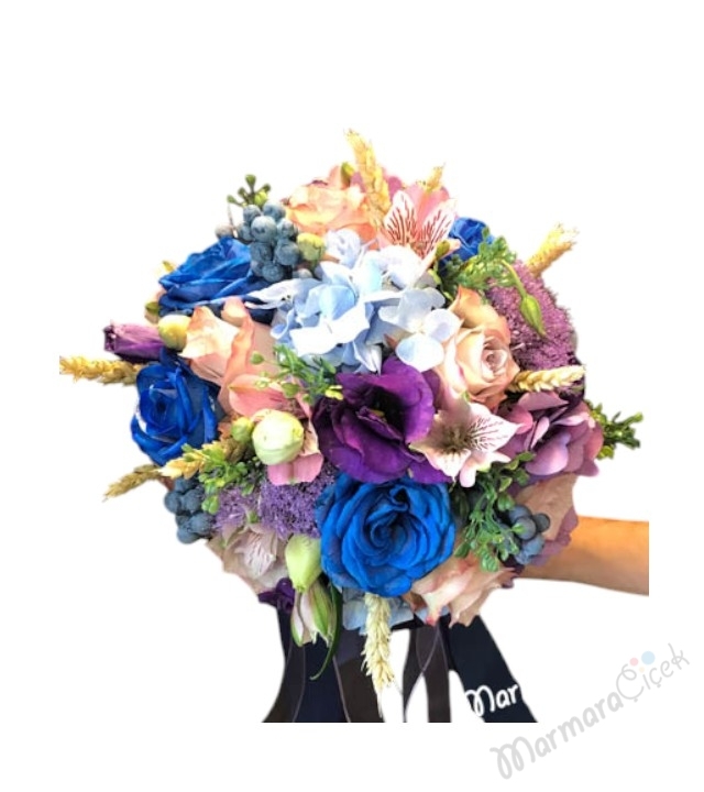 Canlı Güllerle El Çiçeği