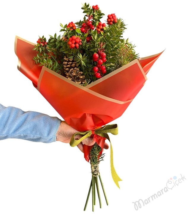Canlı Kokina Yılbaşı Buketi