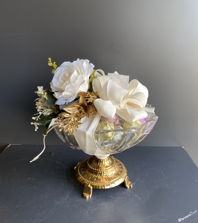 Gold Detay Gondol Nişan Çikolatası