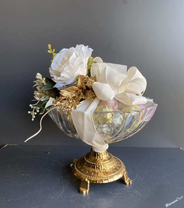 Gold Detay Gondol Nişan Çikolatası