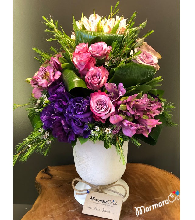 Fuchsia Purple Arrangement