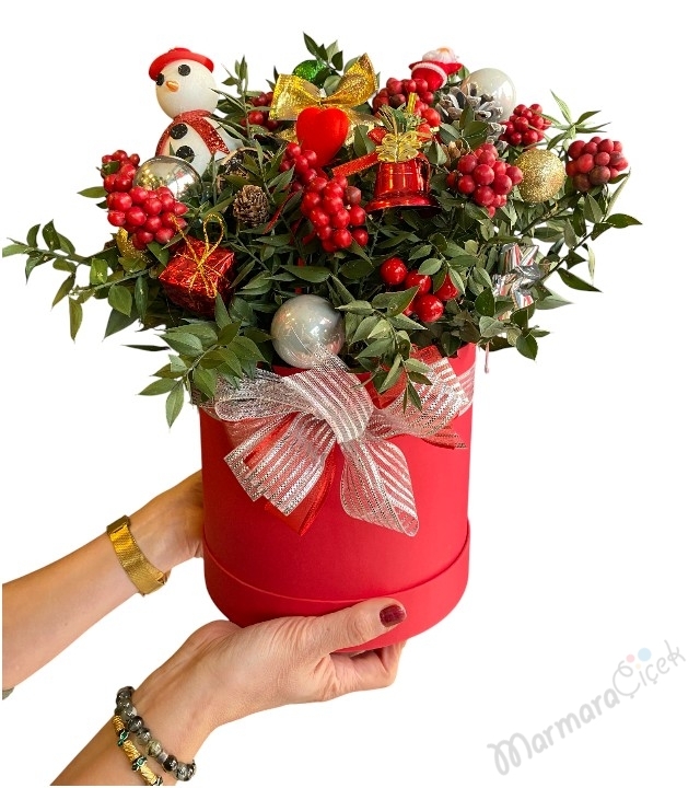 Yılbaşı Kutu Aranjmanı