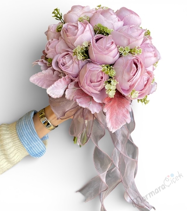Pink Elegance Yapay Gelin Buketi