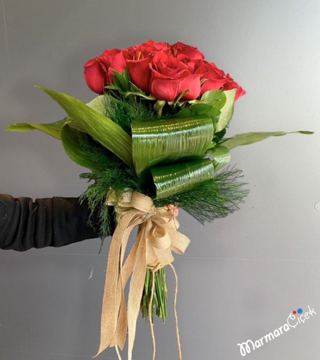 Imported Red Rose Bouquet
