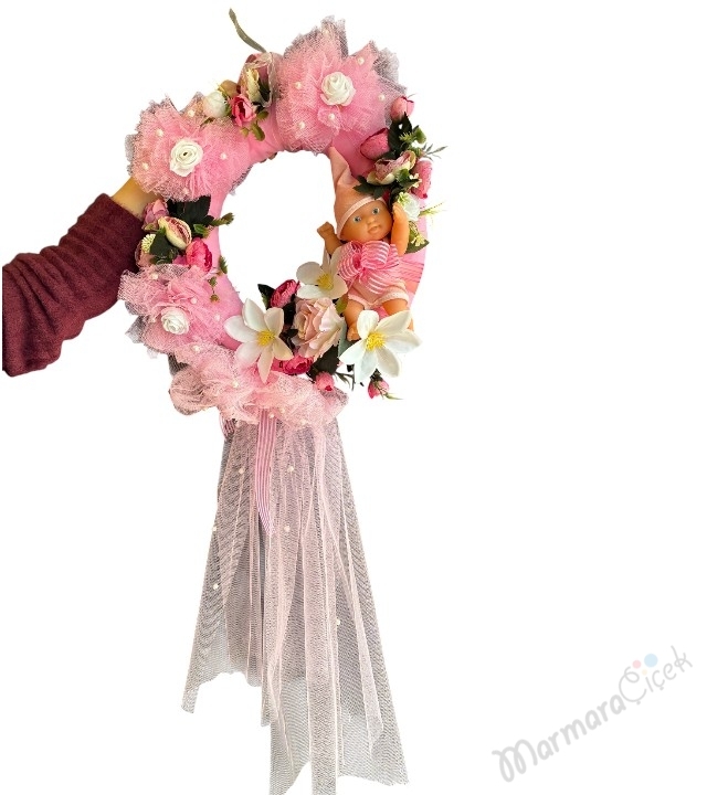 Kız Bebek Kapı Süsü