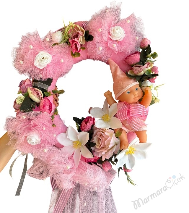 Kız Bebek Kapı Süsü