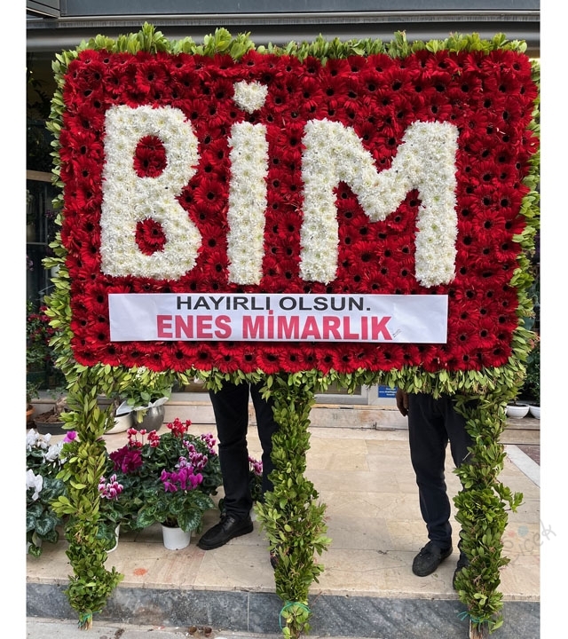 Kurum İsimli Pano Çelenk