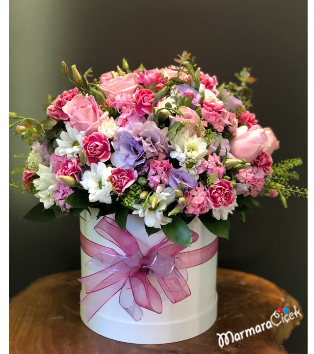 Colorful Flowers in The Box