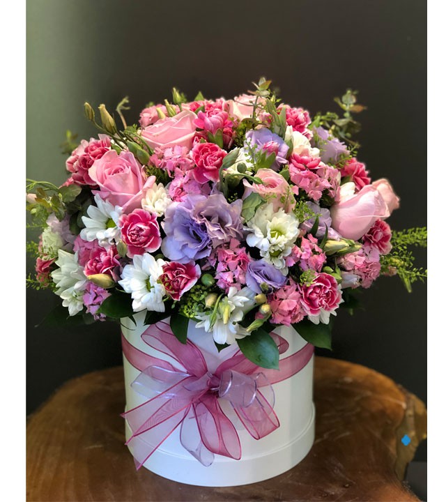 Colorful Flowers in The Box