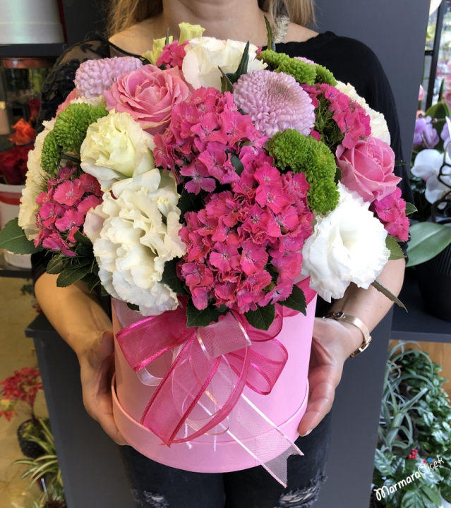 Colourful Flower in a Box