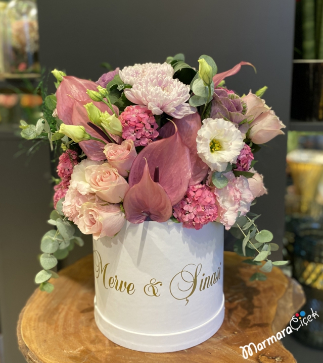 The Engagement Flower Named in The Box