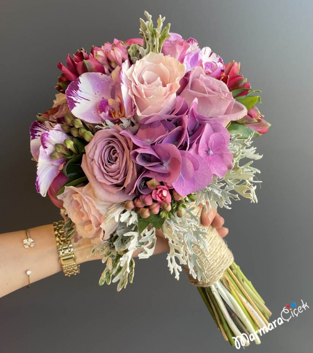 Lilac Pink Bridal Flower