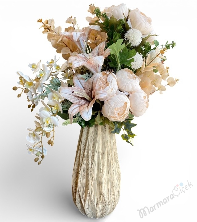 Lilyum & Şakayık Yapay Aranjmanı