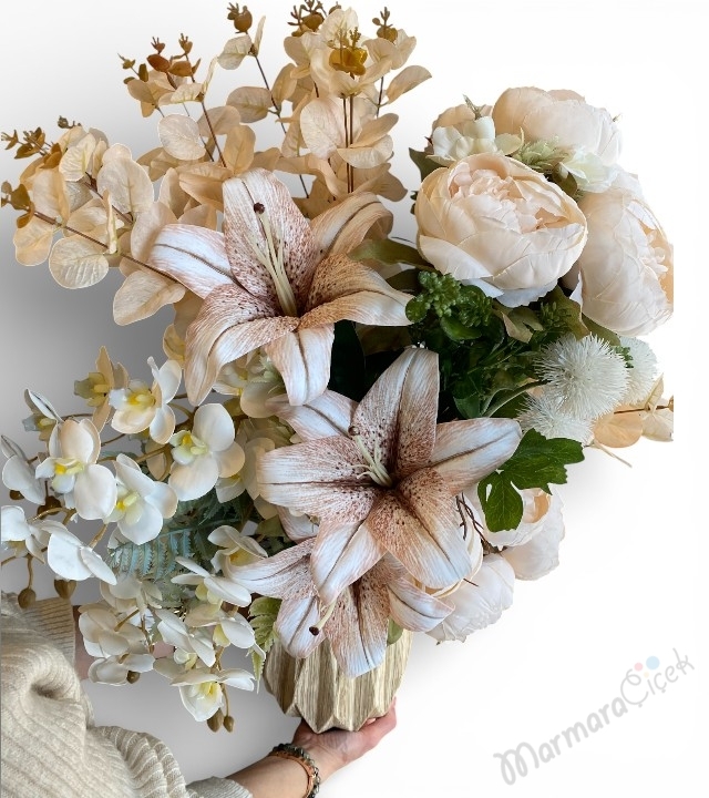 Lilyum & Şakayık Yapay Aranjmanı